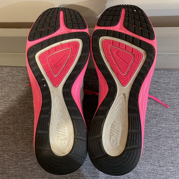 Nike Dual Fusion Run 3 Athletic Sneakers Women’s 10 Grey Pink Black Swoosh - Picture 8 of 15
